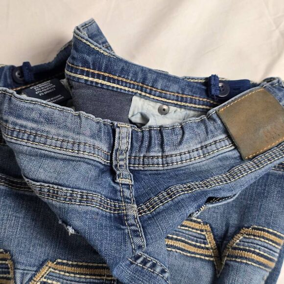 BKE Hudson Boys Straight Leg Jeans 16 Regular Blue Denim - Picture 9 of 10